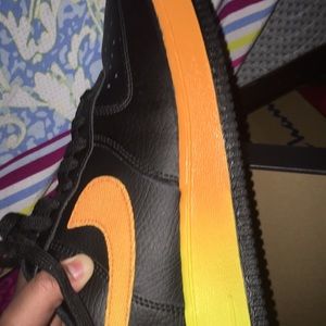 Orange and black air forces